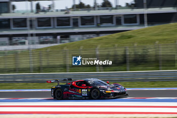 2024-05-18 - 69 VERMEULEN Thierry (nld), ALTOE Giacomo (sim) Emil Frey Racing, Ferrari 296 GT3, action during the 3rd round of the 2024 GT World Challenge Sprint Cup on the Misano World Circuit Marco Simoncelli, from May 17 to 19, 2024 in Misano Adriatico, Italy - AUTO - GT WORD SPRINT CUP MISANO 2024 - GRAND TOURISM - MOTORS