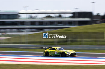 2024-05-18 - 48 AUER Lucas (aut), ENGEL Maro (ger), MORAD Daniel (can), Mercedes-AMG Team Mann-Filter, Mercedes-AMG GT3 Evo, action during the 3rd round of the 2024 GT World Challenge Sprint Cup on the Misano World Circuit Marco Simoncelli, from May 17 to 19, 2024 in Misano Adriatico, Italy - AUTO - GT WORD SPRINT CUP MISANO 2024 - GRAND TOURISM - MOTORS