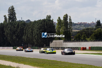 2024-05-18 - 10 PANIS Aurélien (fra), GAZEAU César (fra), MEYUHAS Roee (usa), Boutsen VDS, Mercedes-AMG GT3 Evo, action 54 SAGER Philipp (aut), DIENST Marvin (ger), MOURA DE OLIVEIRA Guilherme (prt), Dinamic GT, Porsche 911 GT3 R (992), action 188 RAMOS Miguel (por), PRETTE Louis (mco), SMALLEY Adam (gbr), Garage 59, McLaren 720S GT3 Evo, action during the 3rd round of the 2024 GT World Challenge Sprint Cup on the Misano World Circuit Marco Simoncelli, from May 17 to 19, 2024 in Misano Adriatico, Italy - AUTO - GT WORD SPRINT CUP MISANO 2024 - GRAND TOURISM - MOTORS