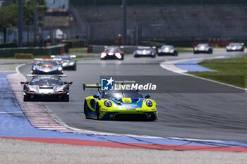 2024-05-18 - 96 NIDERHAUSER Patrick (swi), MULLER Sven (ger), ANDLAUER Julien (fra), Rutronik Racing, Porsche 911 GT3 R (992), action during the 3rd round of the 2024 GT World Challenge Sprint Cup on the Misano World Circuit Marco Simoncelli, from May 17 to 19, 2024 in Misano Adriatico, Italy - AUTO - GT WORD SPRINT CUP MISANO 2024 - GRAND TOURISM - MOTORS