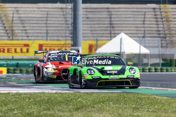 2024-05-18 - 54 SAGER Philipp (aut), DIENST Marvin (ger), MOURA DE OLIVEIRA Guilherme (prt), Dinamic GT, Porsche 911 GT3 R (992), action during the 3rd round of the 2024 GT World Challenge Sprint Cup on the Misano World Circuit Marco Simoncelli, from May 17 to 19, 2024 in Misano Adriatico, Italy - AUTO - GT WORD SPRINT CUP MISANO 2024 - GRAND TOURISM - MOTORS