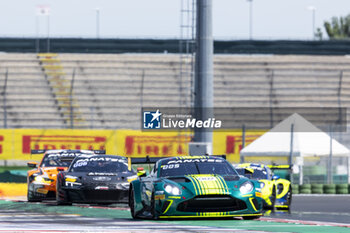 2024-05-18 - 07 THIIM Nicki (dnk), DRUDI Mattia (mco), SORENSEN Marco (dnk), Comotoyou Racing, Aston Martin Vantage AMR GT3 Evo, action during the 3rd round of the 2024 GT World Challenge Sprint Cup on the Misano World Circuit Marco Simoncelli, from May 17 to 19, 2024 in Misano Adriatico, Italy - AUTO - GT WORD SPRINT CUP MISANO 2024 - GRAND TOURISM - MOTORS