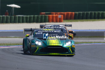 2024-05-18 - 07 THIIM Nicki (dnk), DRUDI Mattia (mco), SORENSEN Marco (dnk), Comotoyou Racing, Aston Martin Vantage AMR GT3 Evo, action during the 3rd round of the 2024 GT World Challenge Sprint Cup on the Misano World Circuit Marco Simoncelli, from May 17 to 19, 2024 in Misano Adriatico, Italy - AUTO - GT WORD SPRINT CUP MISANO 2024 - GRAND TOURISM - MOTORS