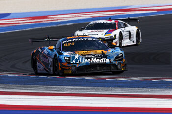 2024-05-18 - 188 RAMOS Miguel (por), PRETTE Louis (mco), SMALLEY Adam (gbr), Garage 59, McLaren 720S GT3 Evo, action during the 3rd round of the 2024 GT World Challenge Sprint Cup on the Misano World Circuit Marco Simoncelli, from May 17 to 19, 2024 in Misano Adriatico, Italy - AUTO - GT WORD SPRINT CUP MISANO 2024 - GRAND TOURISM - MOTORS