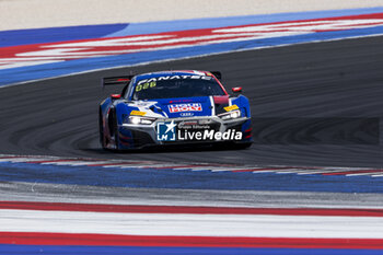 2024-05-18 - 06 ENGSTLER Luca (ger), HOFER Max (aus), Liqui Moly Team Engstler by OneGroup, Audi R8 LMS GT3 Evo II, action during the 3rd round of the 2024 GT World Challenge Sprint Cup on the Misano World Circuit Marco Simoncelli, from May 17 to 19, 2024 in Misano Adriatico, Italy - AUTO - GT WORD SPRINT CUP MISANO 2024 - GRAND TOURISM - MOTORS