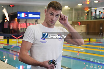 23/03/2024 - Damien Joly of France, Men's 800 M Freestyle during the Giant Open 2024, Swimming event on March 23, 2024 at Le Dôme in Saint-Germain-en-Laye, France - SWIMMING - GIANT OPEN 2024 - NUOTO - NUOTO