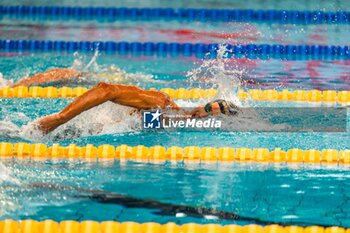 2024-03-23 - Ahmed JAOUADI (TUN), Men 800m freestyle swimming final, during the Giant Open 2024, Swimming event on March 23, 2024 at Le Dôme in Saint-Germain-en-Laye, France - SWIMMING - GIANT OPEN 2024 - SWIMMING - SWIMMING