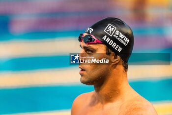 23/03/2024 - Michael ANDREW (USA), men 100m Butterfly stroke final, during the Giant Open 2024, Swimming event on March 23, 2024 at Le Dôme in Saint-Germain-en-Laye, France - SWIMMING - GIANT OPEN 2024 - NUOTO - NUOTO