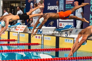 2024-03-23 - Joris BOUCHAUT (FRA), Men 200m freestyle swimming final, during the Giant Open 2024, Swimming event on March 23, 2024 at Le Dôme in Saint-Germain-en-Laye, France - SWIMMING - GIANT OPEN 2024 - SWIMMING - SWIMMING