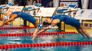 23/03/2024 - Emma TEREBO (FRA),women 50m backstroke final, during the Giant Open 2024, Swimming event on March 23, 2024 at Le Dôme in Saint-Germain-en-Laye, France - SWIMMING - GIANT OPEN 2024 - NUOTO - NUOTO