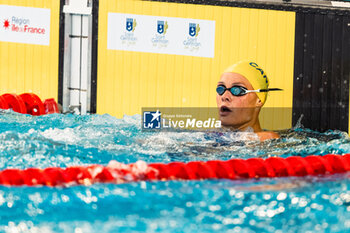 2024-03-24 - Pauline MAHIEU (FRA), women 100m backstroke final, during the Giant Open 2024, Swimming event on March 24, 2024 at Le Dôme in Saint-Germain-en-Laye, France - SWIMMING - GIANT OPEN 2024 - SWIMMING - SWIMMING