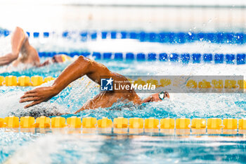 2024-03-24 - Ahmed JAOUADI (TUN), men 400m freestyle swimming final, during the Giant Open 2024, Swimming event on March 24, 2024 at Le Dôme in Saint-Germain-en-Laye, France - SWIMMING - GIANT OPEN 2024 - SWIMMING - SWIMMING