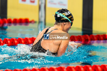 2024-03-24 - Justine DELMAS (FRA), women 200m breaststroke final, during the Giant Open 2024, Swimming event on March 24, 2024 at Le Dôme in Saint-Germain-en-Laye, France - SWIMMING - GIANT OPEN 2024 - SWIMMING - SWIMMING