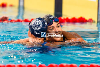 24/03/2024 - Cyrielle DUHAMEL (FRA) and Mary Sophie HARVEY (CAN), women 200m medley final, during the Giant Open 2024, Swimming event on March 24, 2024 at Le Dôme in Saint-Germain-en-Laye, France - SWIMMING - GIANT OPEN 2024 - NUOTO - NUOTO