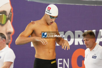 2024-03-24 - JAOUADI Ahmed of Tunisia, Men's 400 M FREESTYLE during the Giant Open 2024, Swimming event on March 24, 2024 at Le Dôme in Saint-Germain-en-Laye, France - SWIMMING - GIANT OPEN 2024 - SWIMMING - SWIMMING