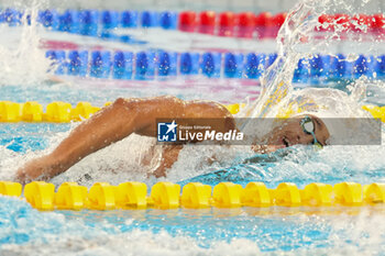 2024-03-24 - JAOUADI Ahmed of Tunisia, Men's 400 M FREESTYLE during the Giant Open 2024, Swimming event on March 24, 2024 at Le Dôme in Saint-Germain-en-Laye, France - SWIMMING - GIANT OPEN 2024 - SWIMMING - SWIMMING