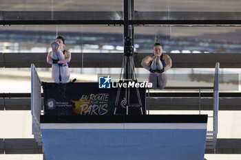 09/05/2024 - Andrea SPENDOLINI-SIREIX and Lois TOULSON (GBR) took the 1st rank at women’s synchronized 10 meters platform event during the International Diving Open 2024 on May 9, 2024 at Centre Aquatique Olympique in Saint-Denis near Paris, France - SWIMMING - INTERNATIONAL DIVING OPEN 2024 - NUOTO - NUOTO