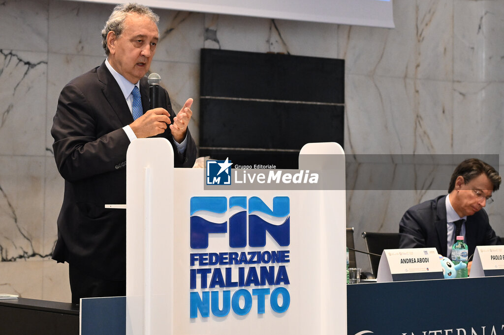 Press conference for the presentation of the Settecolli International Swimming  - SWIMMING - SWIMMING
