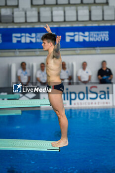 2024-04-14 - Italy, Turin 13/14 April 2024
Piscina Monumentale Turin
UnipolSai Open Italian Indoor Diving Championships

Belotti Stefano Faimme Gialle competes in the Men's 3m Springboard diving gold medal - TUFFI - ASSOLUTI OPEN UNIPOLSAI - DIVING - SWIMMING