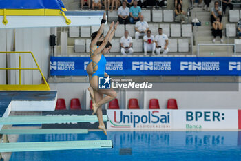 2024-04-14 - Italy, Turin 13/14 April 2024
Piscina Monumentale Turin
UnipolSai Open Italian Indoor Diving Championships

Gonini Viola Francini Gaia competes during the women's Synchronised 3m springboard diving silver medal - TUFFI - ASSOLUTI OPEN UNIPOLSAI - DIVING - SWIMMING