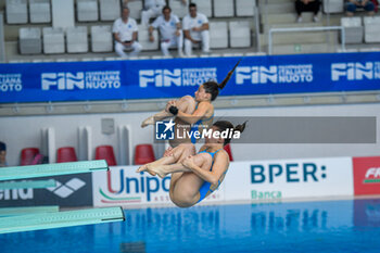 14/04/2024 - Italy, Turin 13/14 April 2024
Piscina Monumentale Turin
UnipolSai Open Italian Indoor Diving Championships

Gonini Viola Franchini gaia competes during the women's Synchronised 3m springboard diving silver medal - TUFFI - ASSOLUTI OPEN UNIPOLSAI - TUFFI - NUOTO