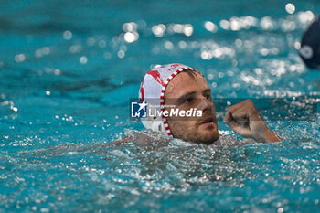 09/10/2024 - Luca Damonte (Savona)
 celebrates after scoring a goal - RN SAVONA VS SABADELL - LEN CUP - CHAMPIONS LEAGUE - PALLANUOTO