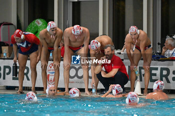 09/10/2024 - Team Savona Time out - RN SAVONA VS SABADELL - LEN CUP - CHAMPIONS LEAGUE - PALLANUOTO