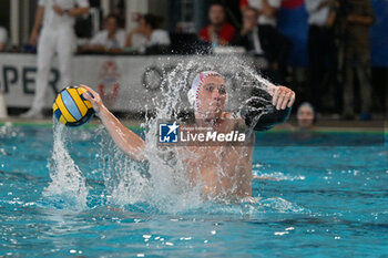 09/10/2024 - Danii Merkulov (Savona) penalty - RN SAVONA VS SABADELL - LEN CUP - CHAMPIONS LEAGUE - PALLANUOTO