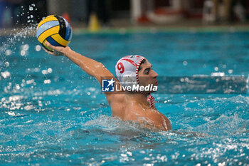 09/10/2024 - Alessandro Gullotta (Savona) - RN SAVONA VS SABADELL - LEN CUP - CHAMPIONS LEAGUE - PALLANUOTO