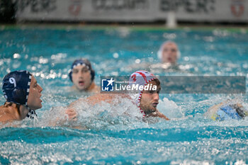 09/10/2024 - Kanstantsin Averka C.N. Sabadell - Luca Damonte (Savona) - RN SAVONA VS SABADELL - LEN CUP - CHAMPIONS LEAGUE - PALLANUOTO