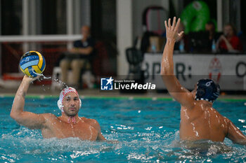 09/10/2024 - Pietro Figlioli (Savona) - Francisco Valera C.N. Sabadell - RN SAVONA VS SABADELL - LEN CUP - CHAMPIONS LEAGUE - PALLANUOTO