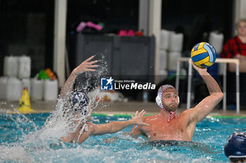 2024-11-19 - Dordije Stanojevic (Primorac Kotor) - Luca Damonte (Savona) - BPER R.N. SAVONA VS – VK PRIMORAC KOTOR - LEN CUP - CHAMPIONS LEAGUE - WATERPOLO