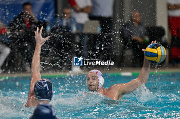 2024-11-19 - Dusan Matkovic (Primorac Kotor) - Luca Damonte (Savona) - BPER R.N. SAVONA VS – VK PRIMORAC KOTOR - LEN CUP - CHAMPIONS LEAGUE - WATERPOLO