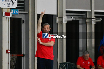 2024-11-19 - Alberto Angelini (Savona) Team Head Coach - BPER R.N. SAVONA VS – VK PRIMORAC KOTOR - LEN CUP - CHAMPIONS LEAGUE - WATERPOLO