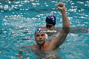 2024-11-19 - Luca Damonte (Savona)
 celebrates after scoring a match - BPER R.N. SAVONA VS – VK PRIMORAC KOTOR - LEN CUP - CHAMPIONS LEAGUE - WATERPOLO