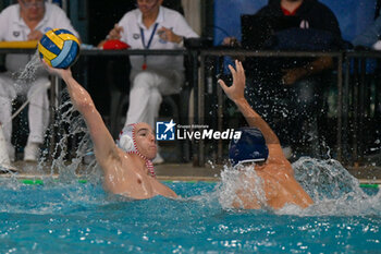 2024-11-19 - Andrea Patchaliev (Savona) - Luka Murisic (Primorac Kotor) - BPER R.N. SAVONA VS – VK PRIMORAC KOTOR - LEN CUP - CHAMPIONS LEAGUE - WATERPOLO