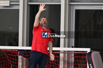 2024-11-19 - Alberto Angelini (Savona) Team Head Coach - BPER R.N. SAVONA VS – VK PRIMORAC KOTOR - LEN CUP - CHAMPIONS LEAGUE - WATERPOLO