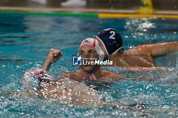 2024-11-19 - Pietro Figlioli (Savona) celebrates after scoring a goal - BPER R.N. SAVONA VS – VK PRIMORAC KOTOR - LEN CUP - CHAMPIONS LEAGUE - WATERPOLO