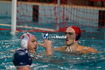 2024-11-19 - Balazs Erdelyi (Savona) - Francesco Massaro (Primorac Kotor) - BPER R.N. SAVONA VS – VK PRIMORAC KOTOR - LEN CUP - CHAMPIONS LEAGUE - WATERPOLO