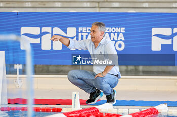 2024-04-05 - head coach Carlo Zilleri (Brizz Nuoto) - FINAL SIX - PALLANUOTO TRIESTE VS BRIZZ NUOTO - ITALIAN CUP WOMEN - WATERPOLO
