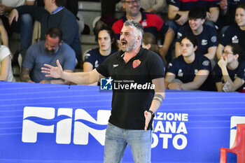 2024-04-06 - Marco Capanna of SIS Roma (ITA) during Ekipe Orizzonte vs SIS Roma semifinal match of Final Six of Water Polo Italian Women's Cup on April 6, 2024 at Polo Natatorio Ostia in Rome, Italy - FINAL SIX - EKIPE ORIZZONTE VS SIS ROMA - ITALIAN CUP WOMEN - WATERPOLO