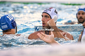 2024-07-04 - Tommaso Gianazza of Italy - SARDINIA CUP 2024 - ITALY VS GREECE - INTERNATIONALS - WATERPOLO