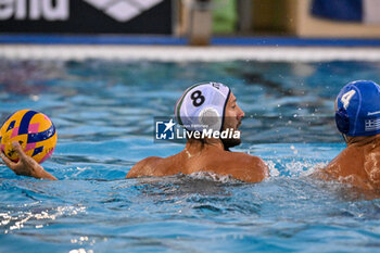 2024-07-04 - Oscar Echenique of Italy - SARDINIA CUP 2024 - ITALY VS GREECE - INTERNATIONALS - WATERPOLO