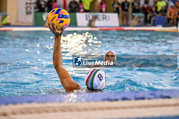 2024-07-04 - Oscar Echenique of Italy - SARDINIA CUP 2024 - ITALY VS GREECE - INTERNATIONALS - WATERPOLO