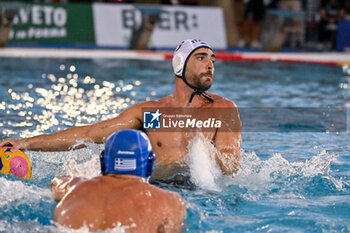 2024-07-04 - Jacopo Alesiani of Italy - SARDINIA CUP 2024 - ITALY VS GREECE - INTERNATIONALS - WATERPOLO