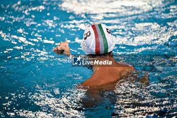 2024-07-04 - Oscar Echenique of Italy - SARDINIA CUP 2024 - ITALY VS GREECE - INTERNATIONALS - WATERPOLO