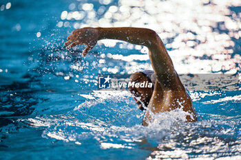 2024-07-04 - Oscar Echenique of Italy - SARDINIA CUP 2024 - ITALY VS GREECE - INTERNATIONALS - WATERPOLO