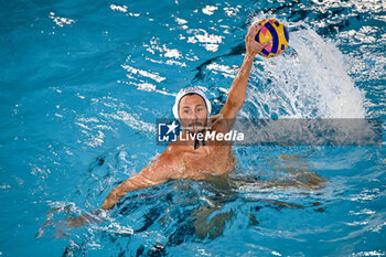 2024-07-04 - Oscar Echenique of Italy - SARDINIA CUP 2024 - ITALY VS GREECE - INTERNATIONALS - WATERPOLO