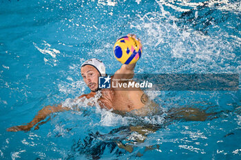 2024-07-04 - Oscar Echenique of Italy - SARDINIA CUP 2024 - ITALY VS GREECE - INTERNATIONALS - WATERPOLO