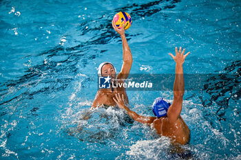 2024-07-04 - Oscar Echenique of Italy - SARDINIA CUP 2024 - ITALY VS GREECE - INTERNATIONALS - WATERPOLO